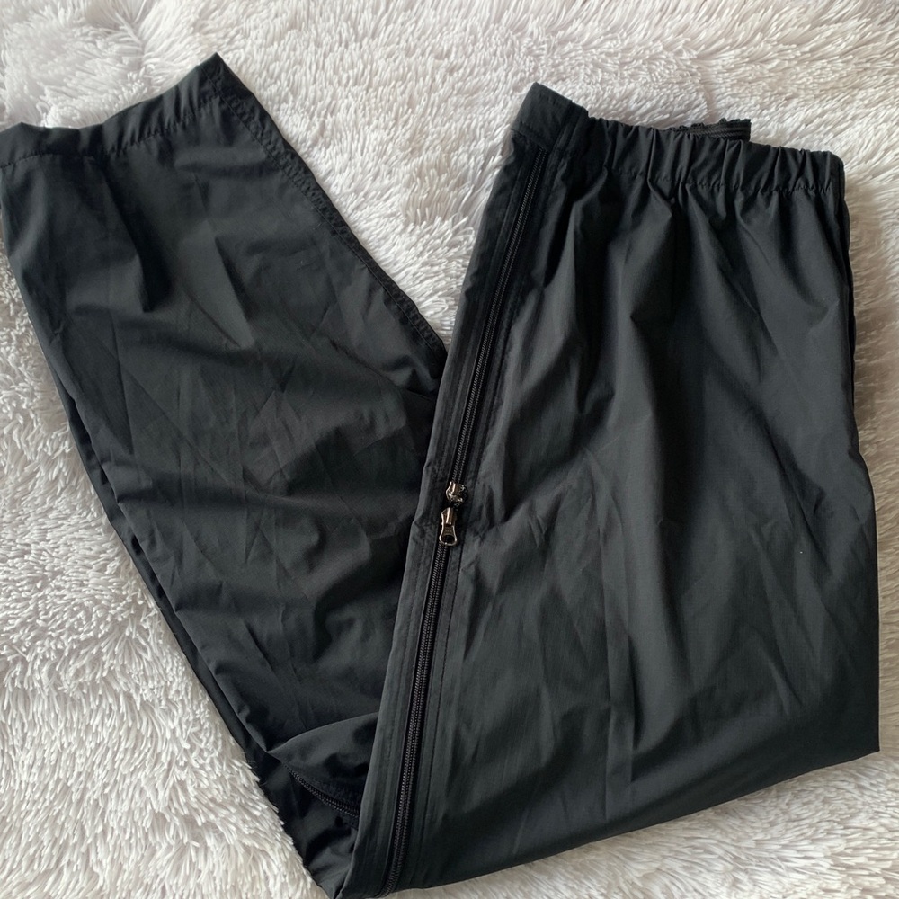 L.L. Bean Outdoor Men's Black Snow Rain Pants Size Large
